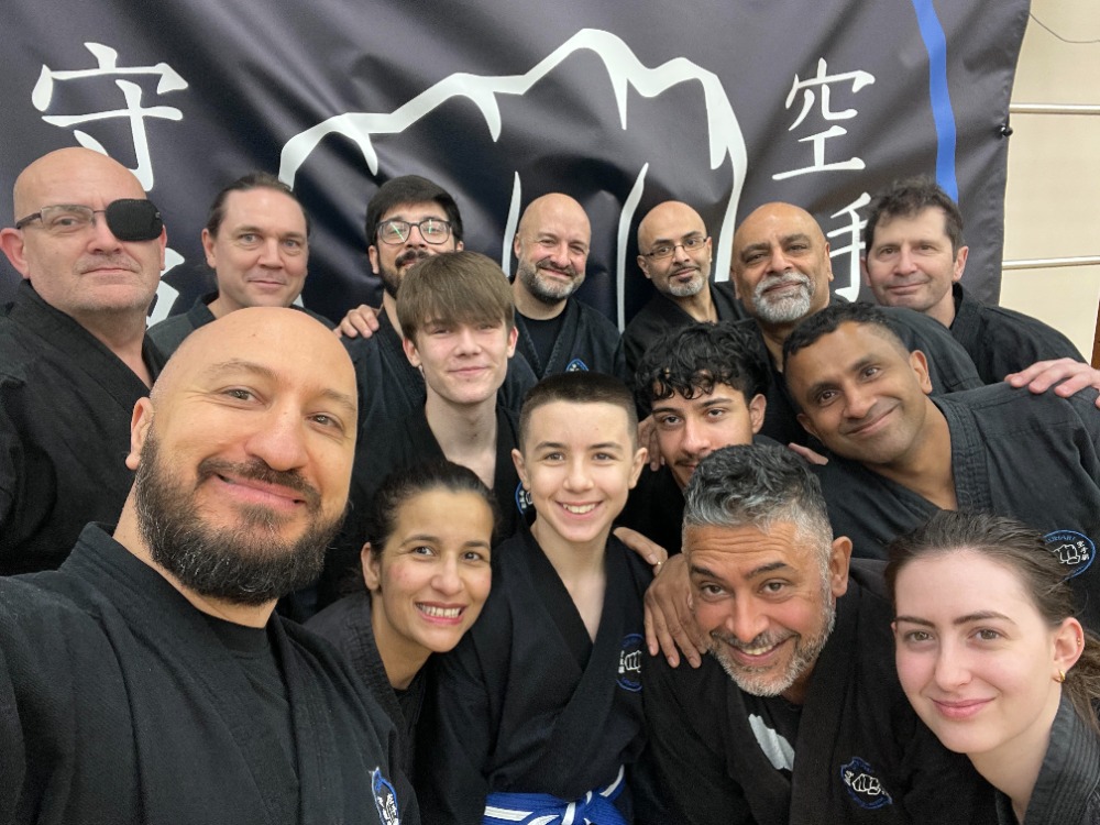 Shuhari Self Defence students and instructors group photo after class